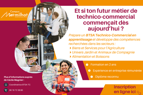 Recrutement BTSA TC 2026